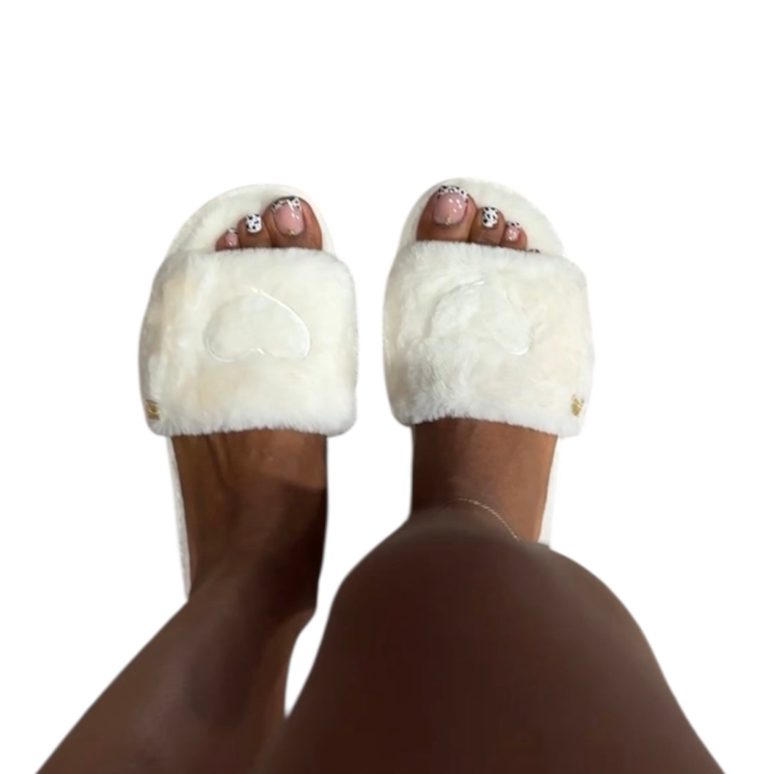 Chausson Luna blanc classique + sac satin Madleen