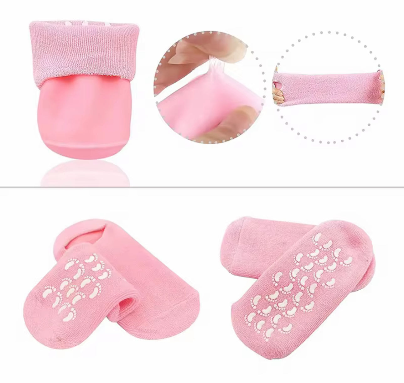 Chaussettes de soin - Maximisez l'hydratation de vos pieds